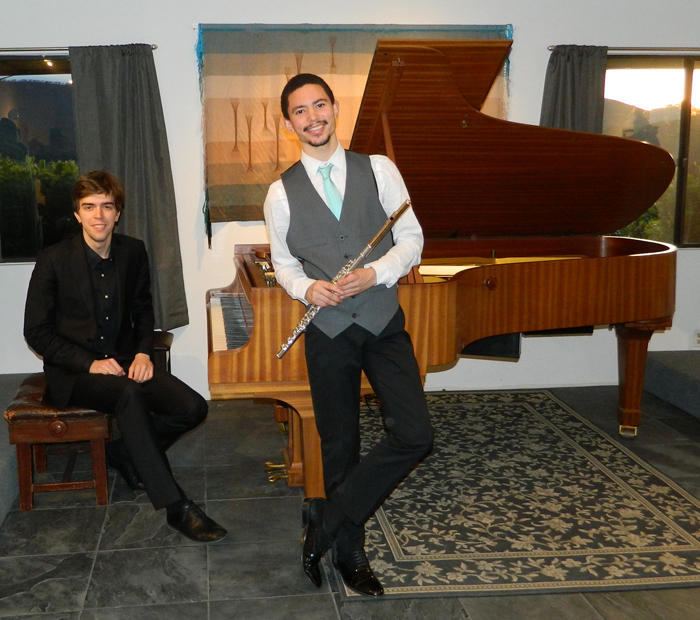 Anthony Trionfo, Flutist and Albert Cano Smit, Pianist